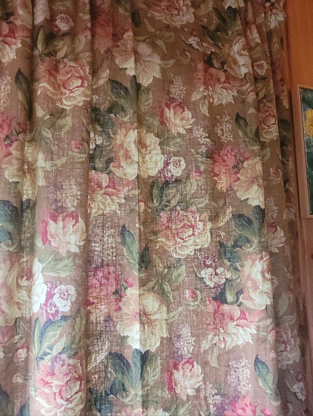 Vintage Custom Made Draperies